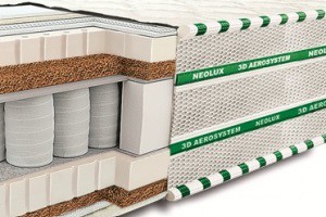 Ортопедический матрас Neolux 3D Магнат Латекс-Кокос Зима-лето PS 180х200